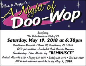 Alex & Nappi's Doo-Wop – Saturday, May 19, 2018